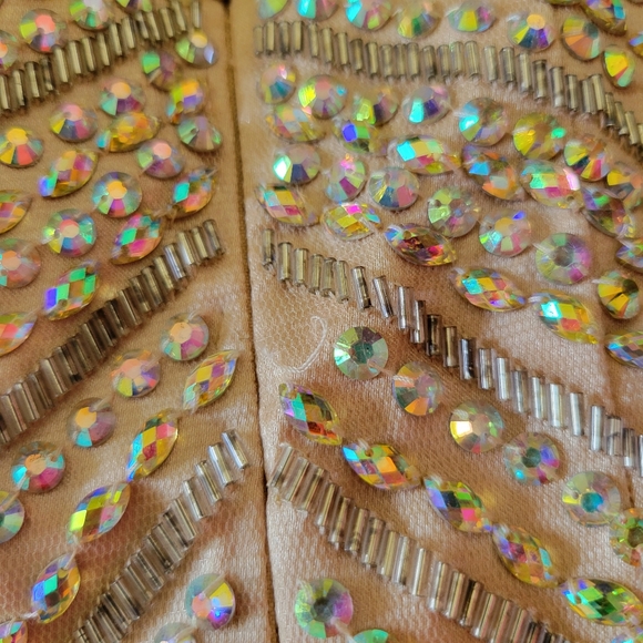 Sherry Hill Sequin Prom Dress-Sz 00 - Picture 6 of 6